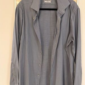 Blue Button-Up Shirt